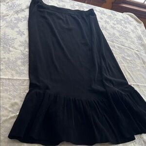 Misook Black Maxi Skirt